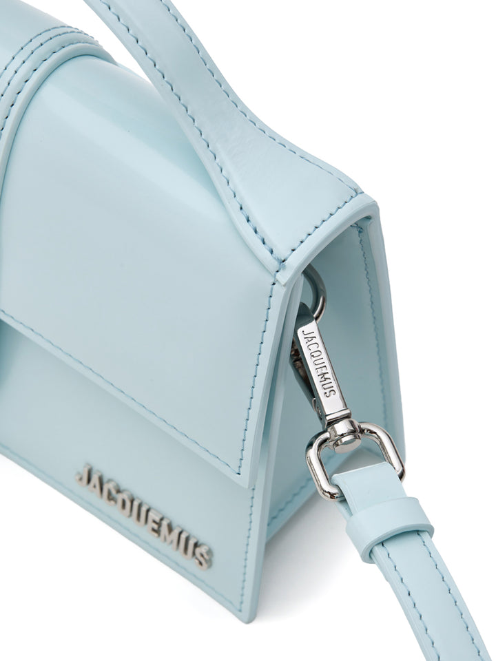 Le grand baby τσάντα σε μπλε δέρμα jacquemus