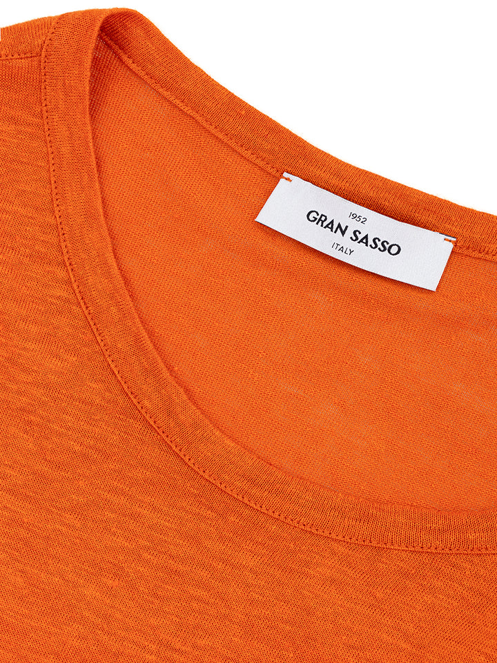 Gran Sasso Linen Half Sleeve T-Shirt
