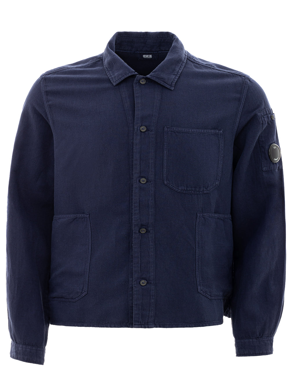 CP Company Linen Blend Shirt with Pockets