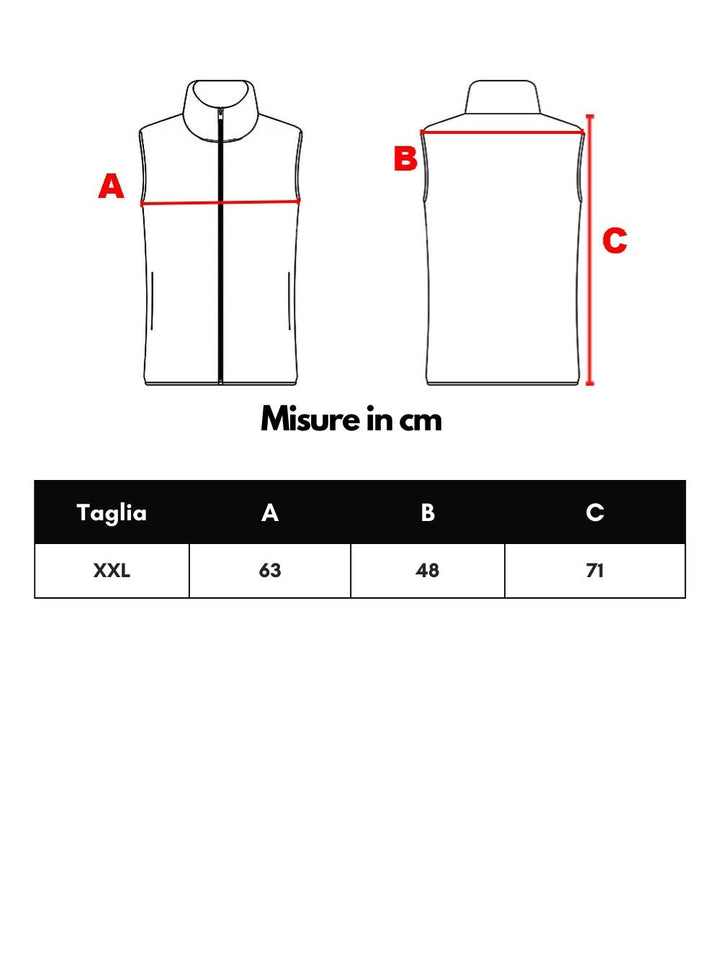 Giubbino Smanicato in Tessuto Tecnico Blu Paul & Shark