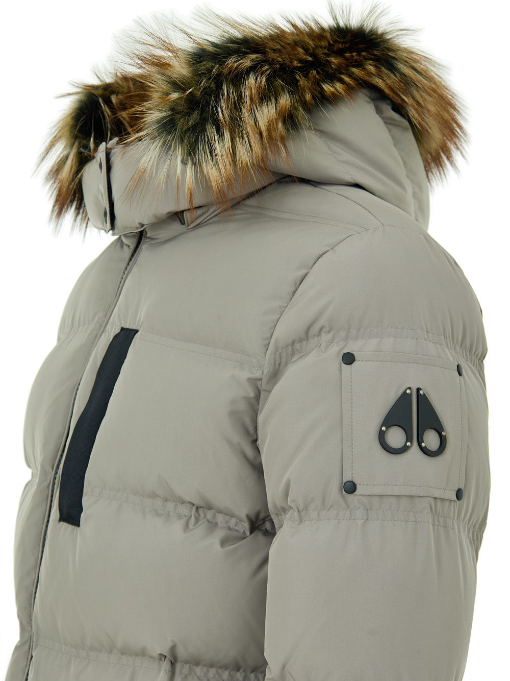 Giubbino Piumino Imbottito in Beige Moose Knuckles