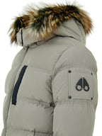 Giubbino Piumino Imbottito in Beige Moose Knuckles