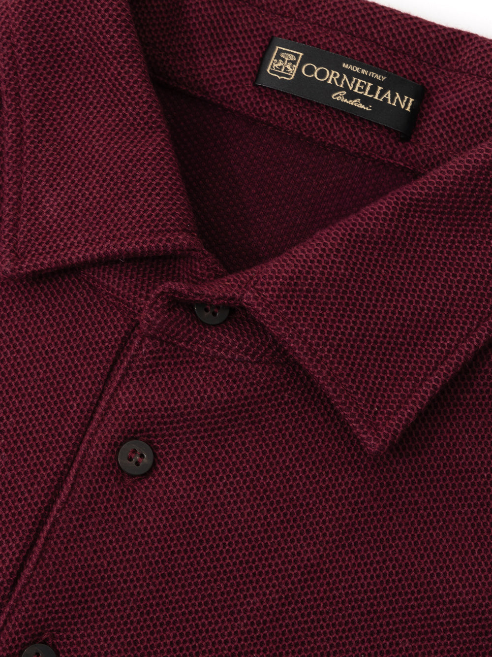 Polo Corneliani cotone e cachemire