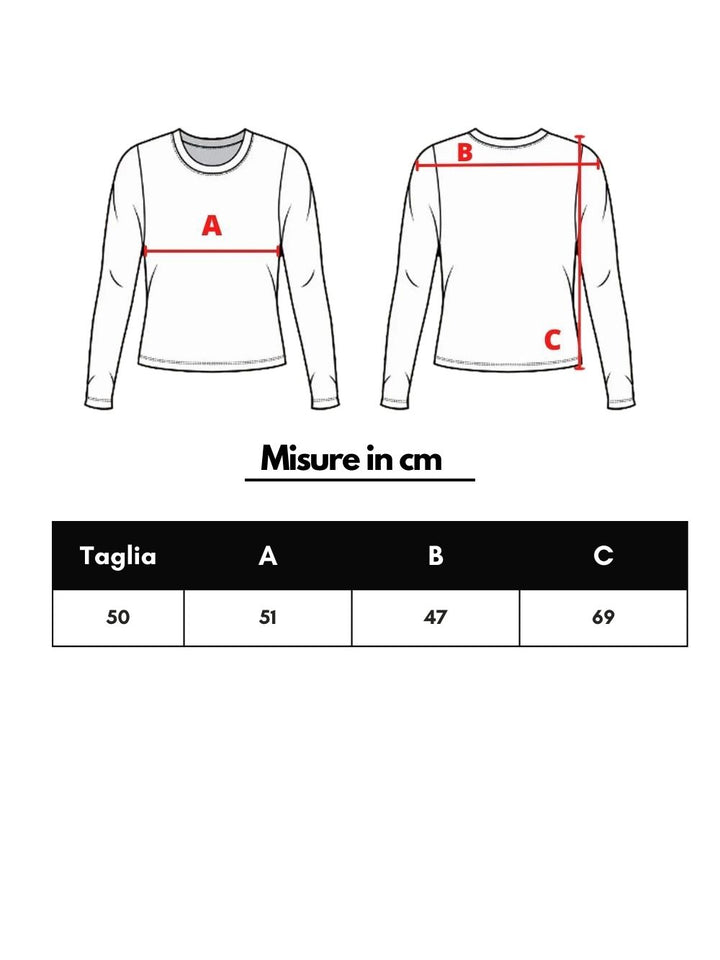 Polo Corneliani a maniche lunghe in Lana e Seta