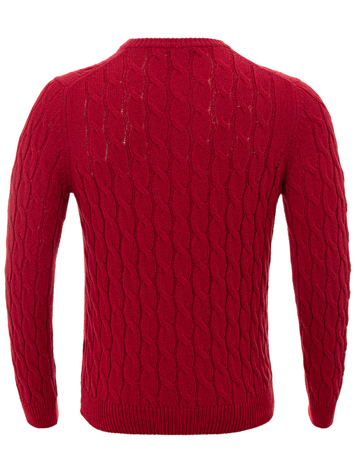 Gran Sasso Cable Crew Neck Sweater