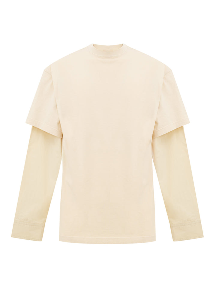 Balenciaga Cream Layred T-Shirt