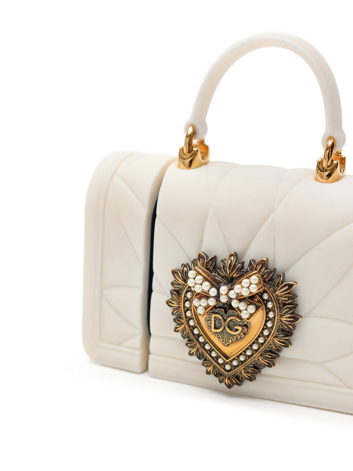 Cover AirPods Case in Silicone Bianco Devotion Dolce & Gabbana