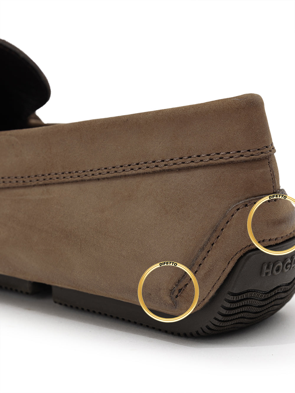 Mocassin Hogan en cuir nubuck