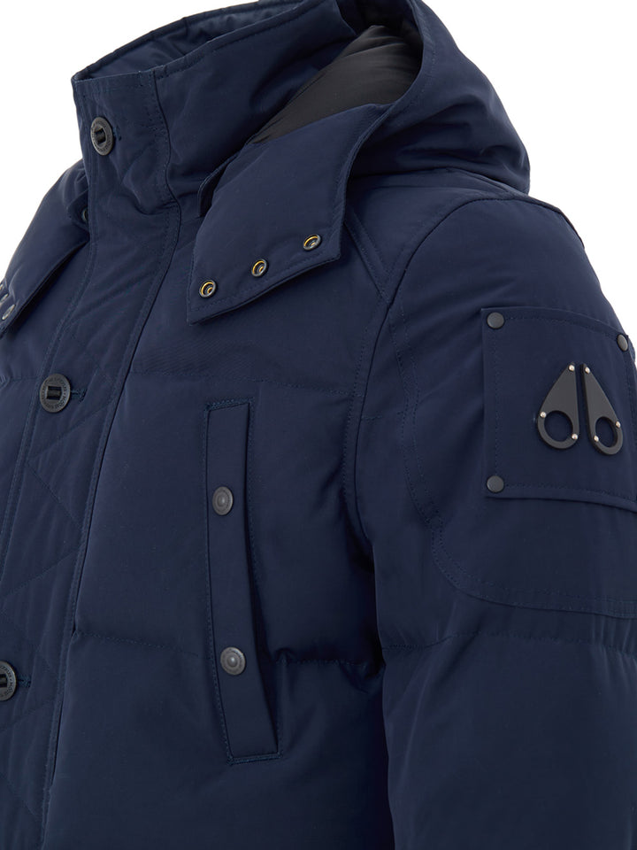Field Jacket Imbottita in Blu Moose Knuckles