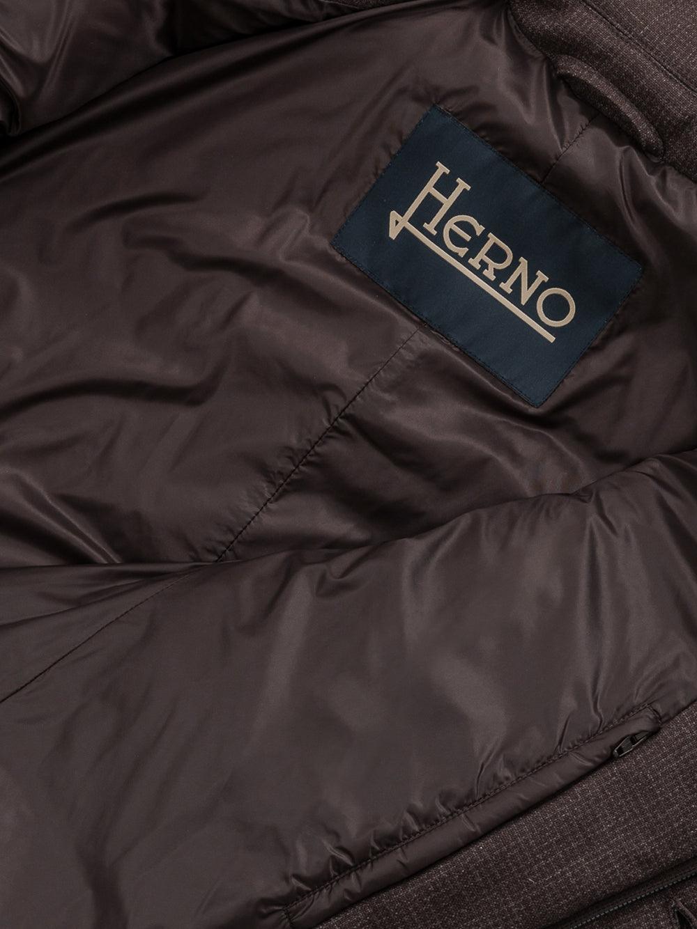 Manteau rembourré avec col Herno