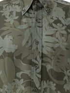 Camicia Stampa Floreale in Verde Tom Ford