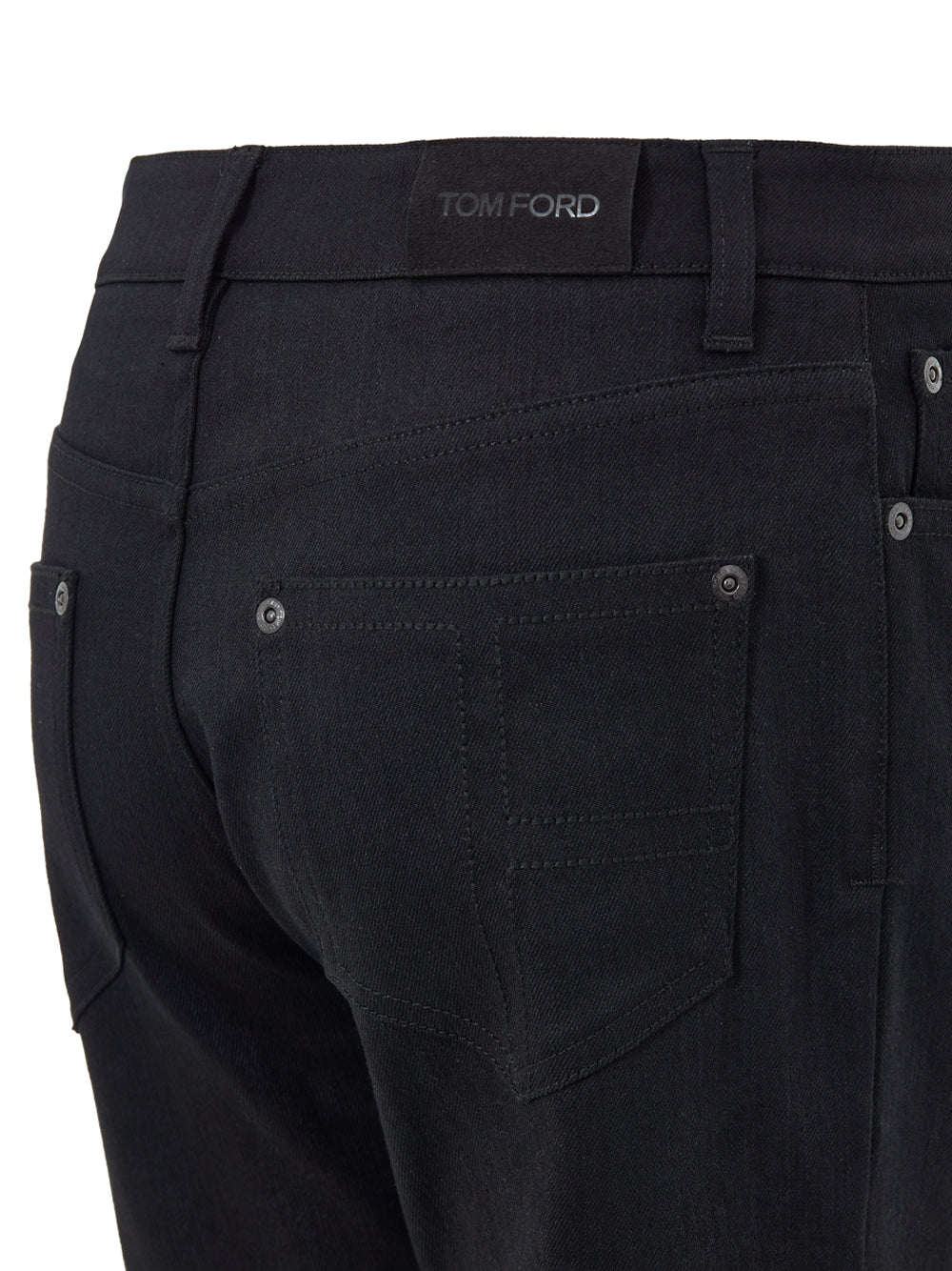 Jeans Skinny in Denim Nero Stretch Tom Ford