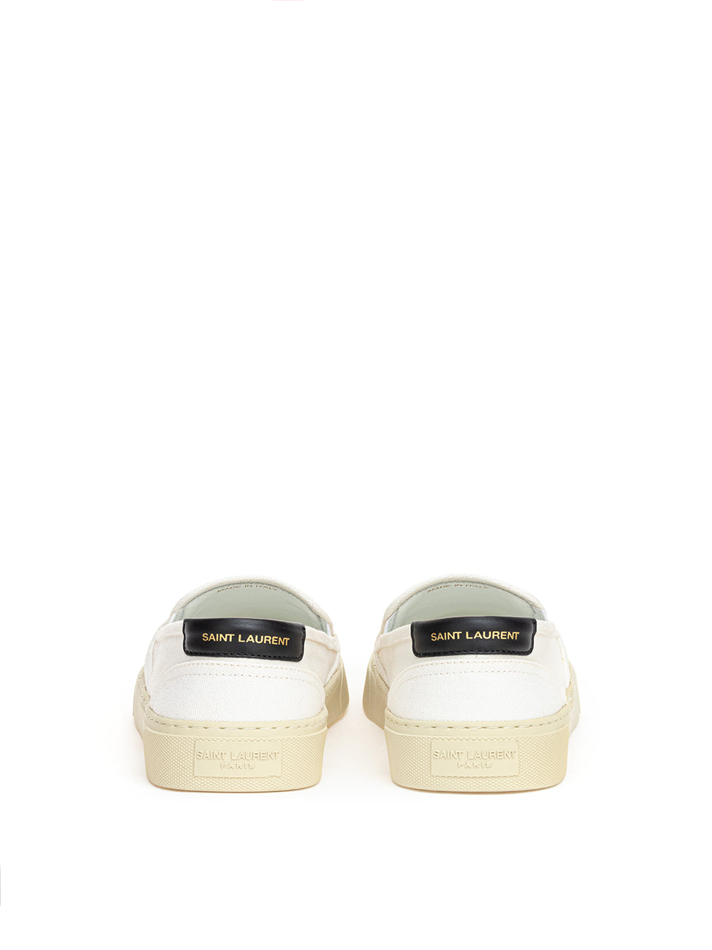 Slip on in Canvas Bianco Saint Laurent.