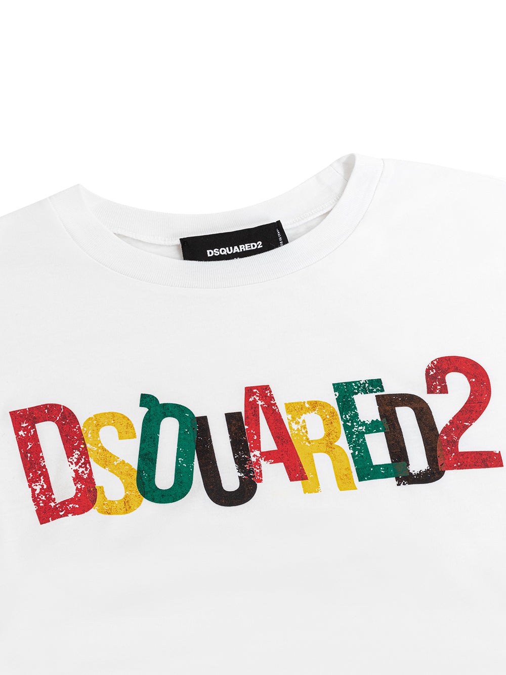 T-Shirt Logo Multicolor Dsquared2.