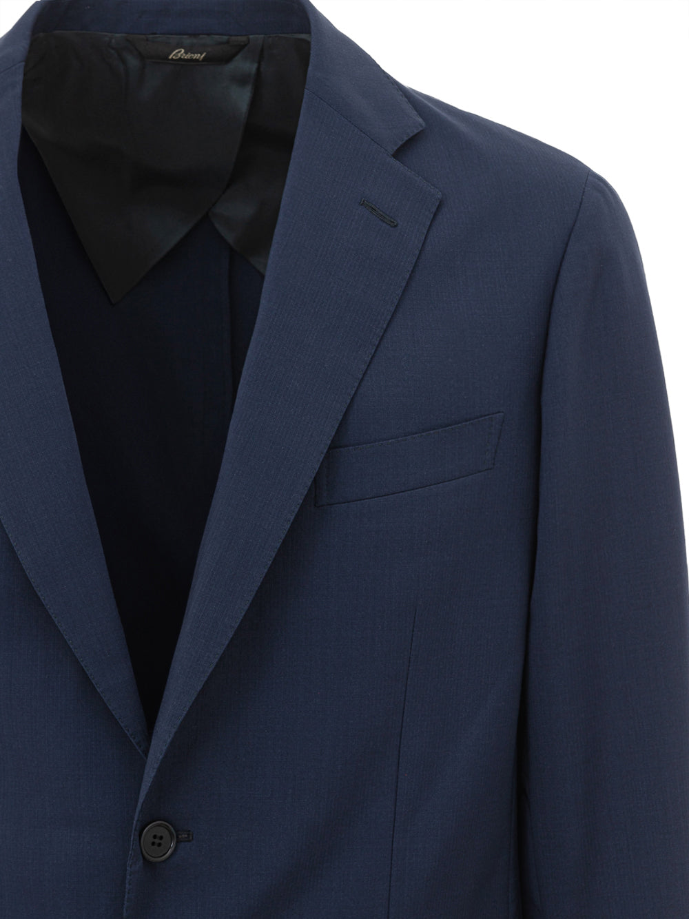 Chaqueta casual azul de botonadura simple Brioni