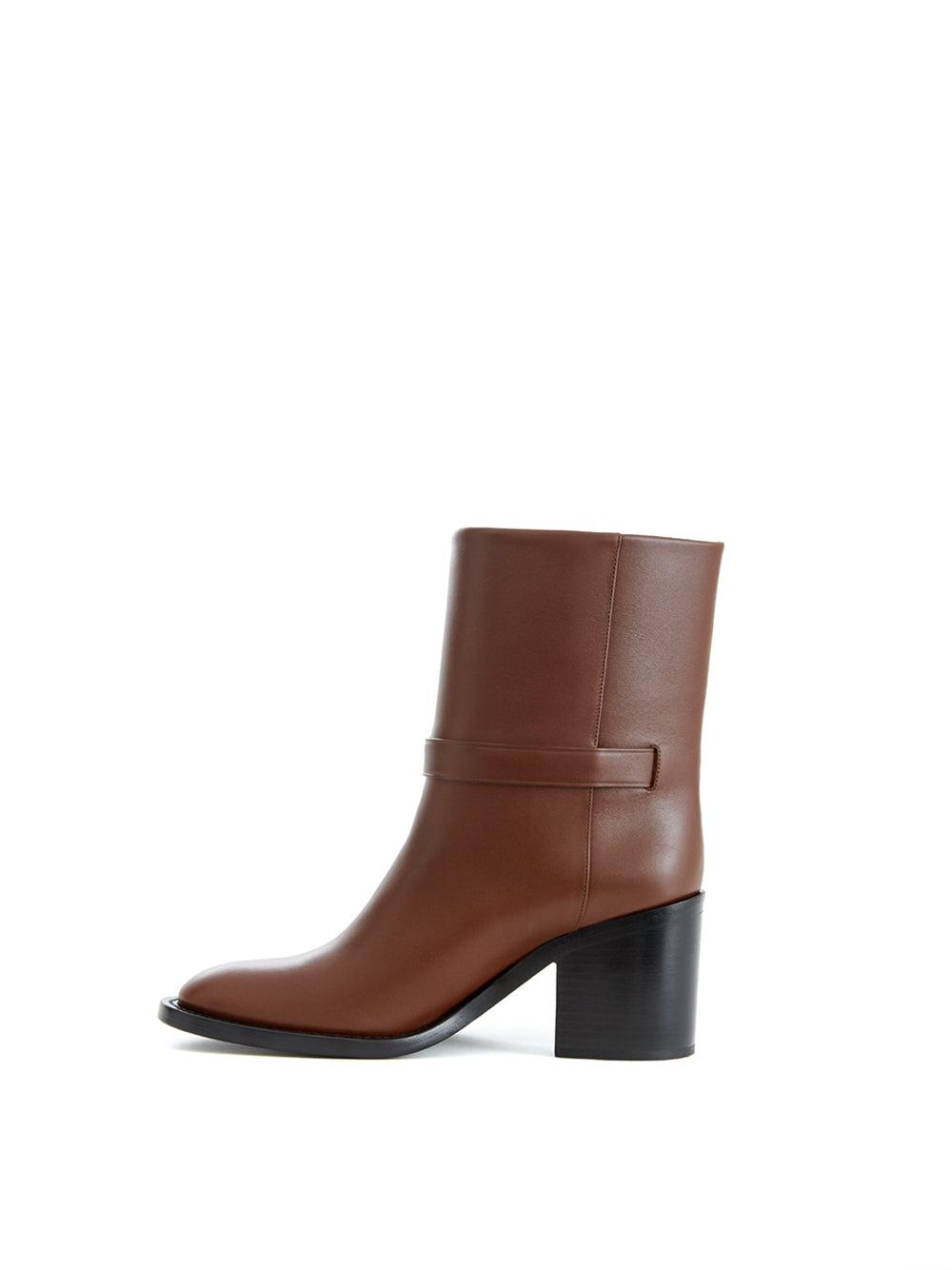 Stivaletti in Pelle Burberry in marrone