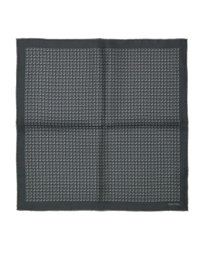 Fazzoletto da Taschino in Seta Verde Tom Ford