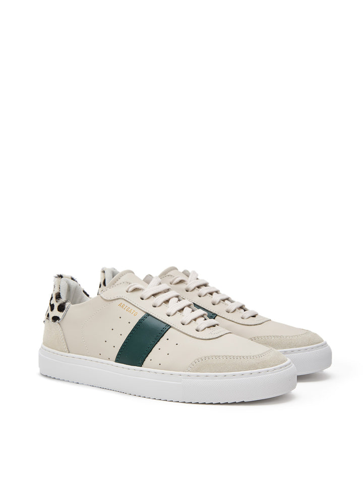 Sneakers Clean 90 in Pelle Beige con Dettaglio Maculato Axel Arigato