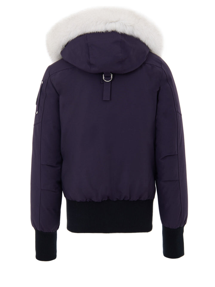 Giubbino Bomber Sainte Flavie con Pompom in Pelliccia Moose Knuckles