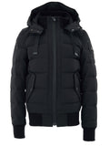 Giubbino Bomber Imbottito in Nero Moose Knuckles