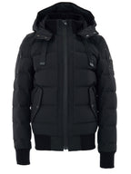 Giubbino Bomber Imbottito in Nero Moose Knuckles
