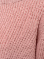 Maglia a Coste in Cashmere