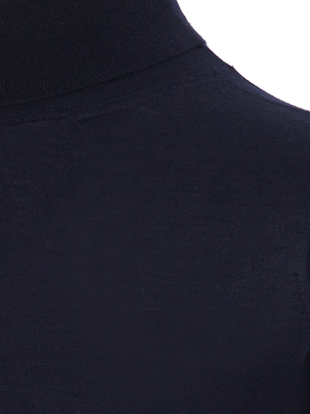 Rollkragenpullover Marineblau Kaschmir und Seide Colombo