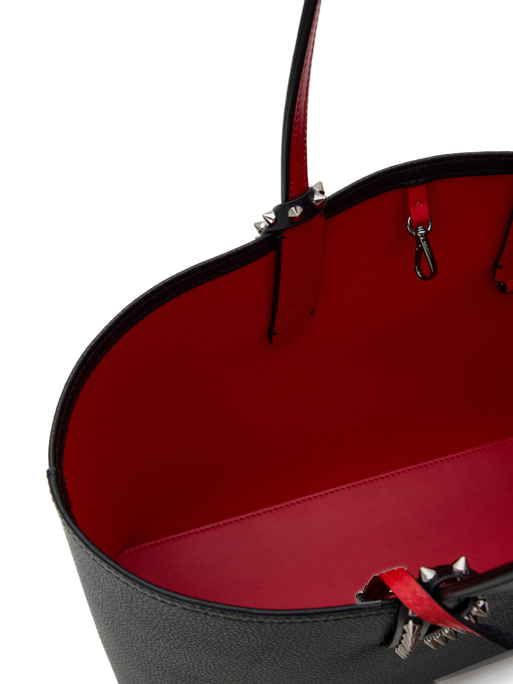Christian Louboutin Cabata Große Tote Bag aus schwarzem Leder
