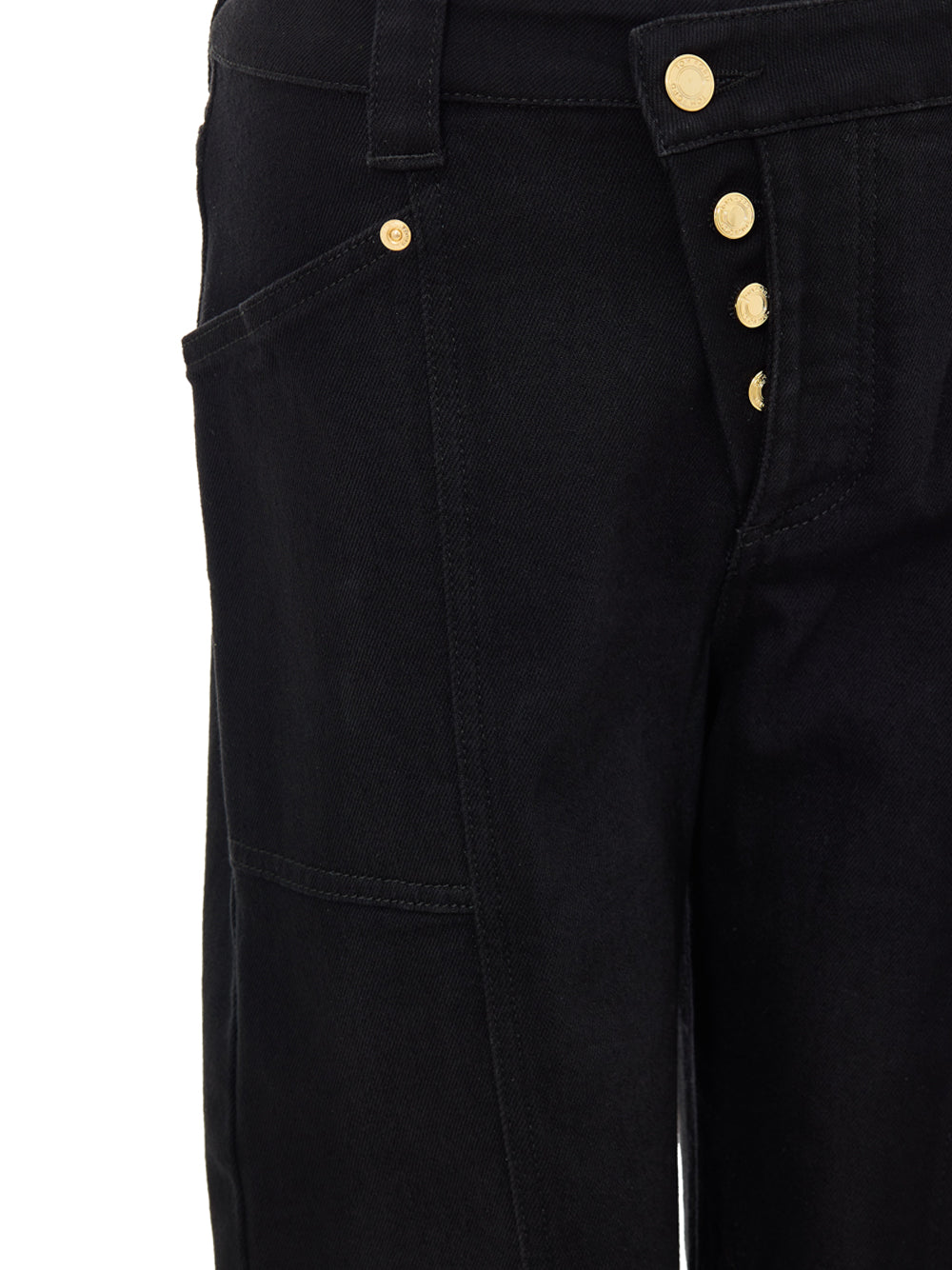 Jeans Svasati in Denim Nero Stretch Tom Ford