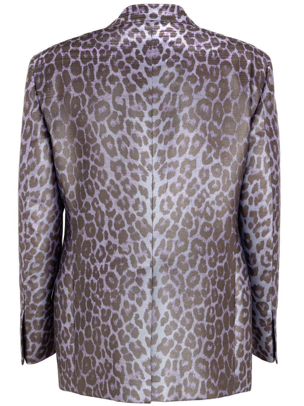 Tom Ford Single -Bastted Herrenjacke - Lila und Schwarz entdeckt