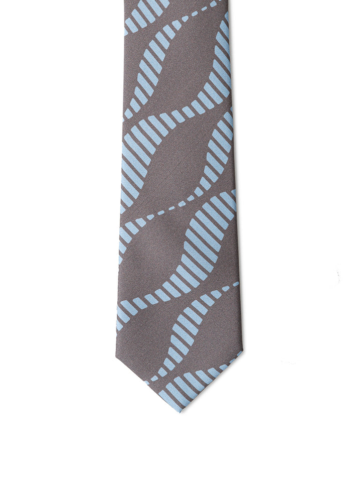 Giorgio Armani Grey Silk Tie