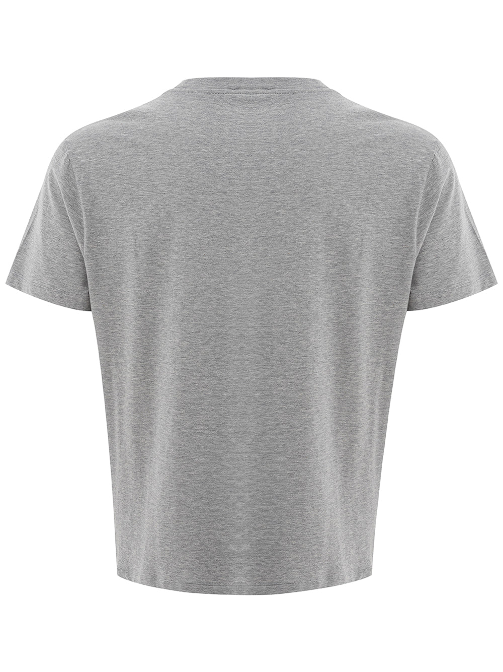 Melange gray T-Shirt with Versace Logo