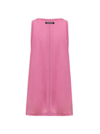 Top smanicato in seta rosa Tom Ford