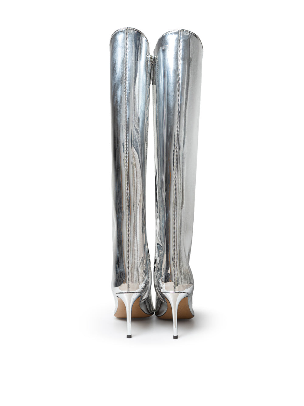 Iridescent Shiny Leather Boots Alexander Vauthier