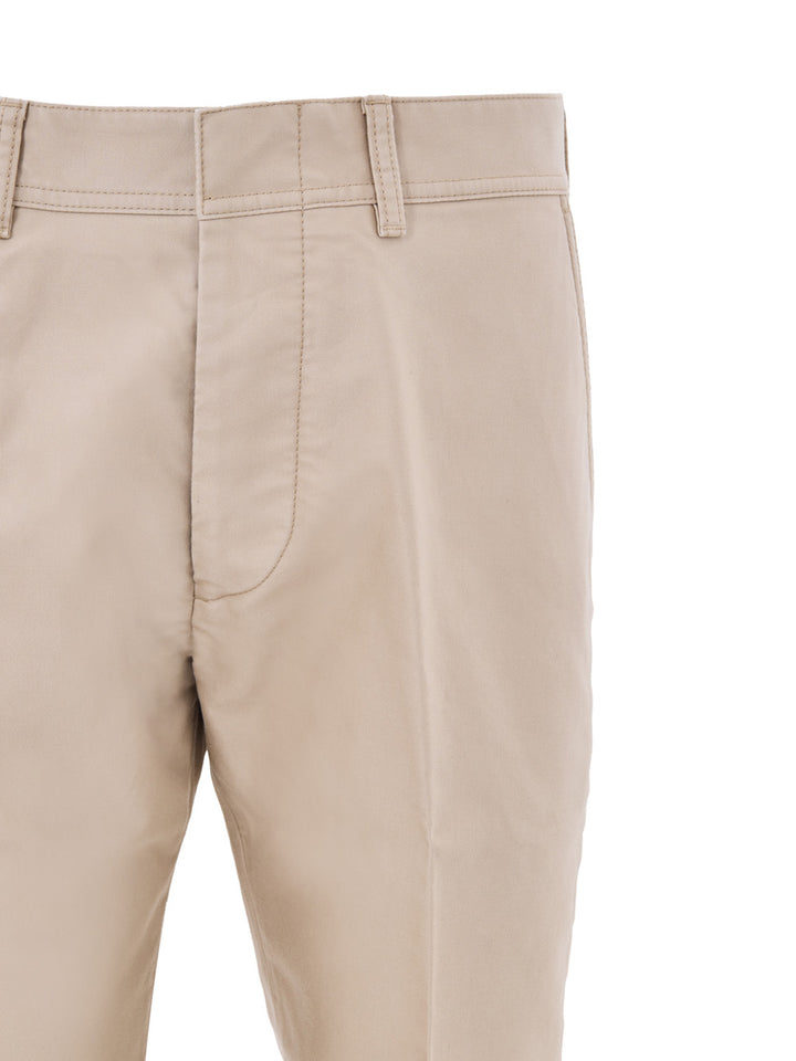 Pantalone Chino in Tessuto Tecnico Beige Tom Ford