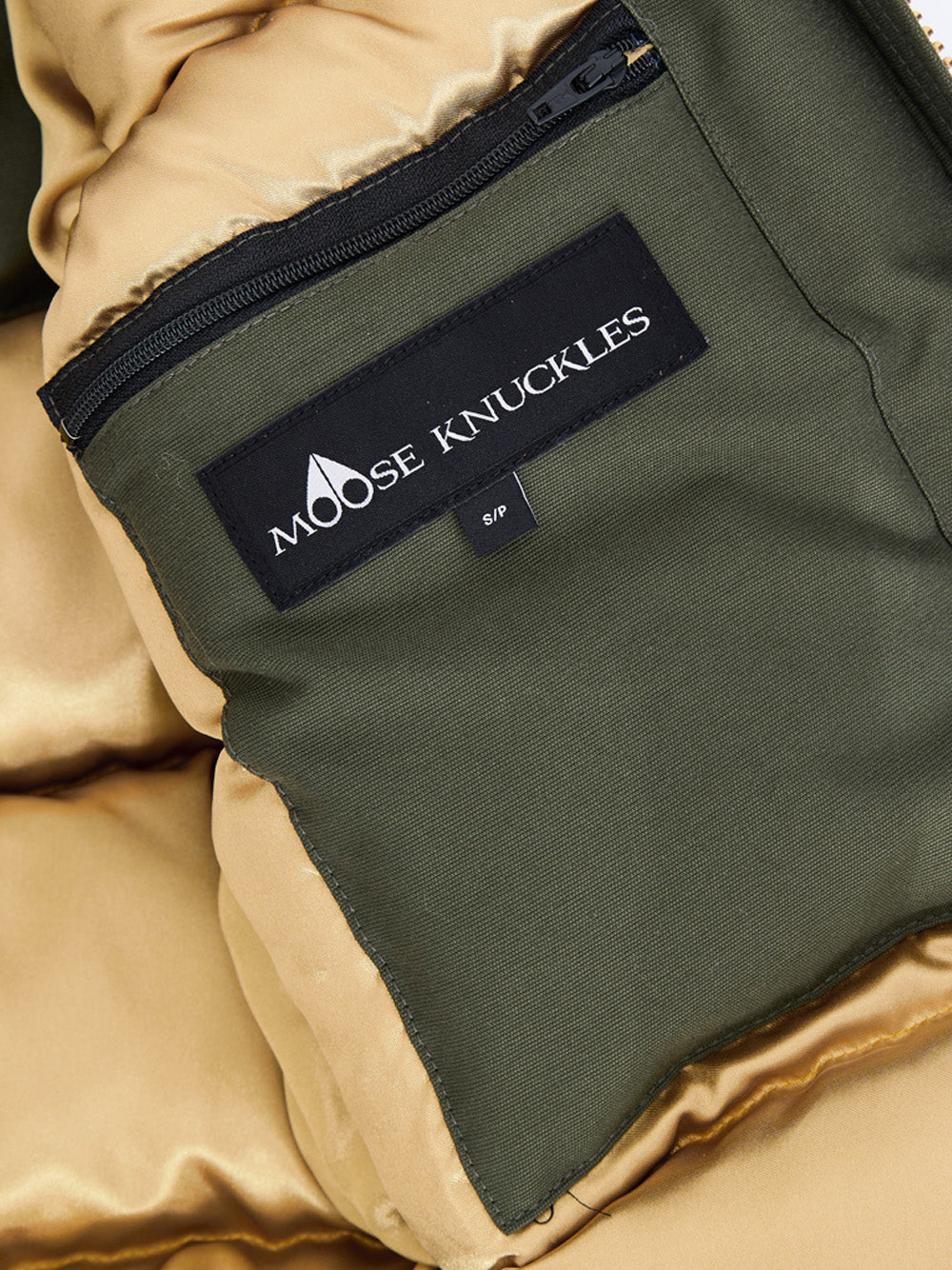 Giubbino Bomber Verde con Pompom Moose Knuckles