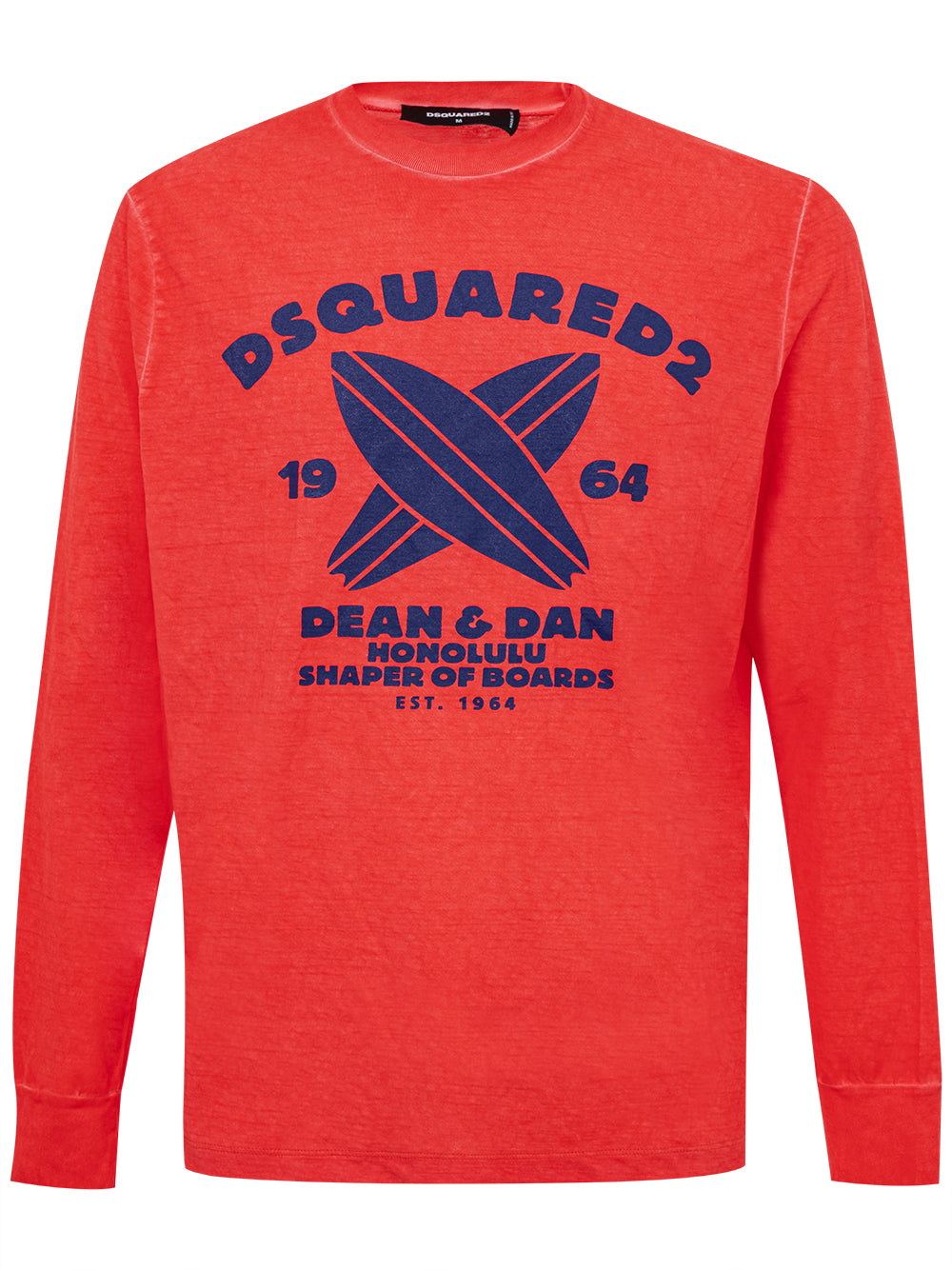 T-Shirt Maniche Lunghe con Stampa Dsquared2
