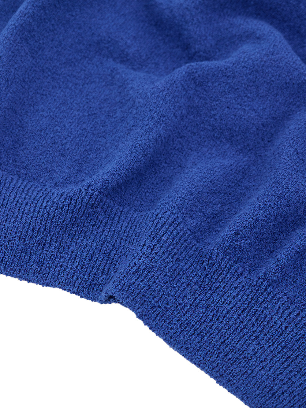 Maglia Mezza Manica Effetto Knitwear in Blu Gran Sasso