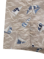 Costume Boxer con Stampa Vele Canali