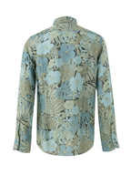 Camicia Stampa Floreale in Azzurro Tom Ford