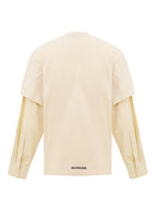 Layered T-Shirt Color Crema Balenciaga