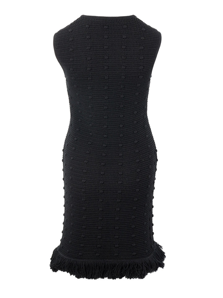Bottega Veneta Pom Pom Knitting Dress