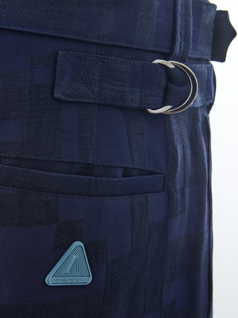 Pantalone con Cintura Relaxed Fit Emporio Armani