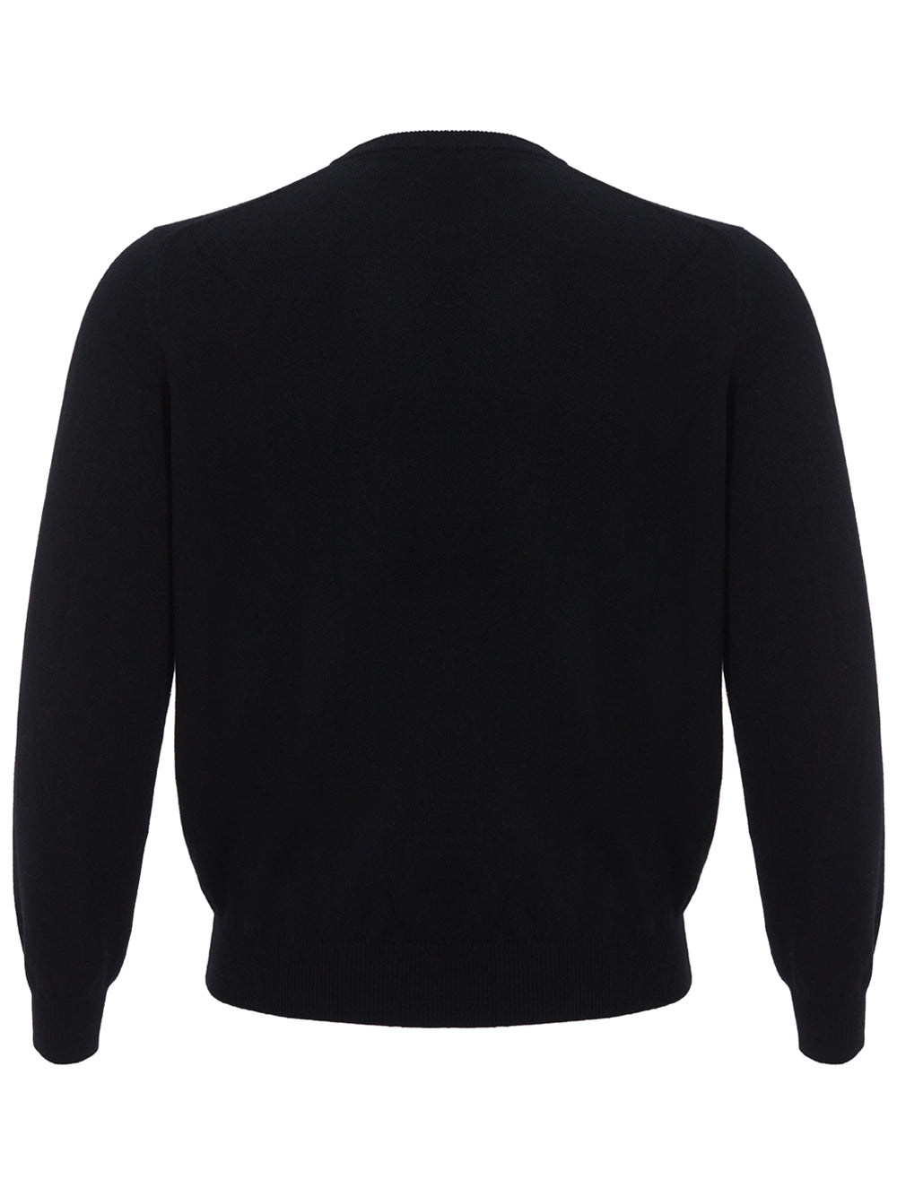 Maglia Girocollo in nero in Cashmere Colombo