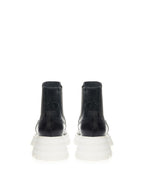Stivaletti Chelsea Alexander McQueen tacco Bianco