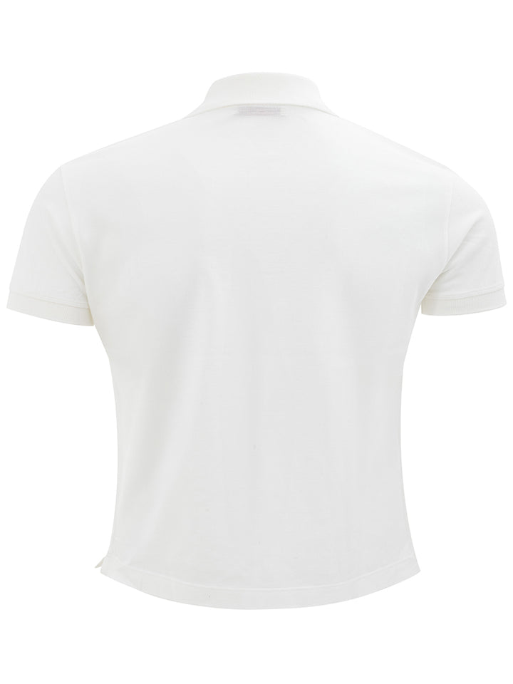 Luca Falconi white polo shirt
