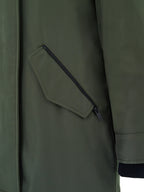 Giubbino Lungo Imbottito in Verde Moose Knuckles