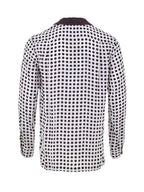 Camicia in Seta a Pois Bianchi/Neri Dolce & Gabbana