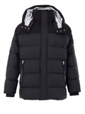 Giubbino Imbottito con Cappuccio in Nero Moose Knuckles