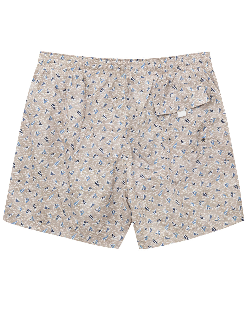 Costume Boxer con Stampa Vele Canali